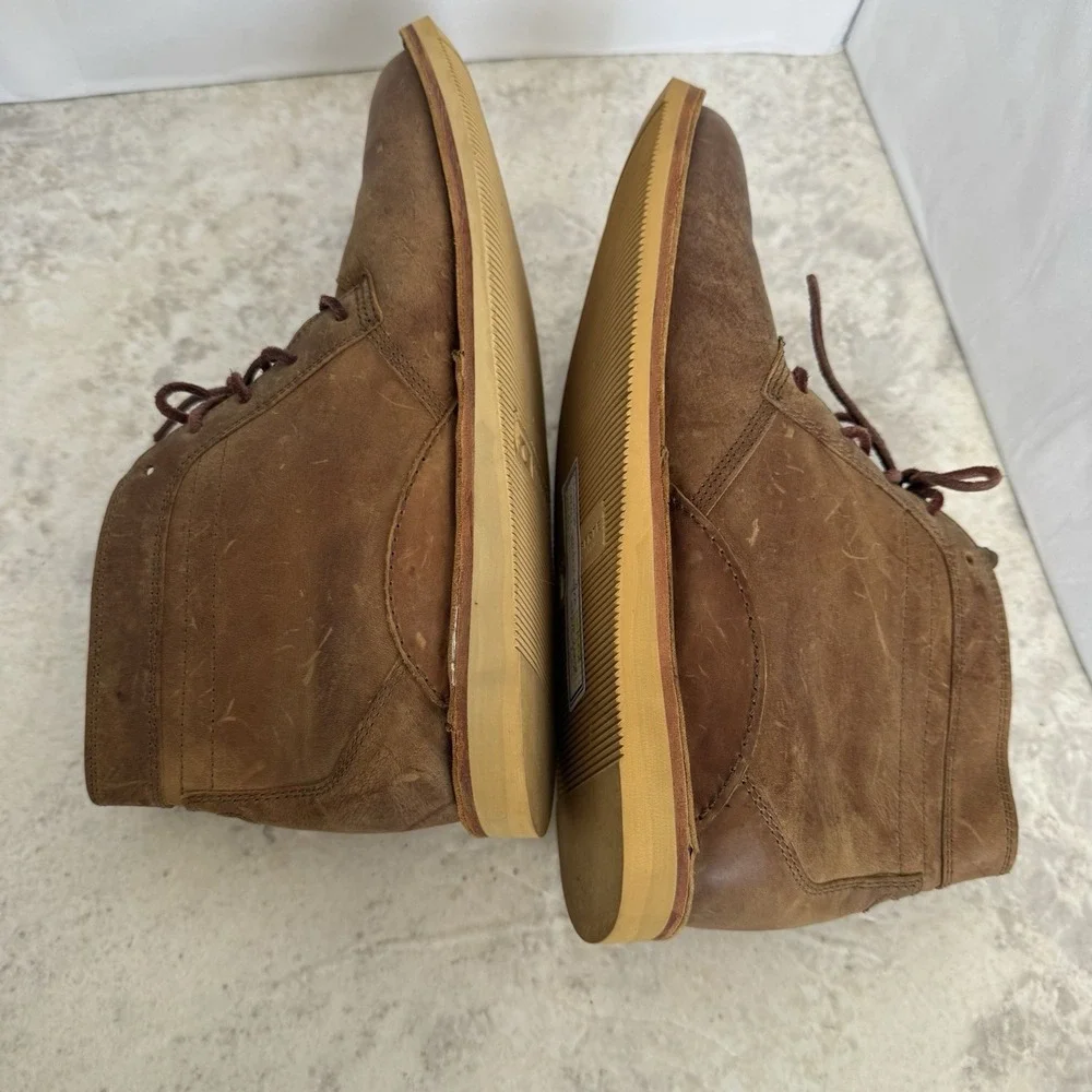 Oliberté Men's Brown Leather Chukka Boots Size 43 Handmade  Lace Up Casual Boots